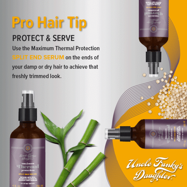 Uncle Funky's Daughter Split End Serum - Maximum Thermal Protection 4 oz - Image 3